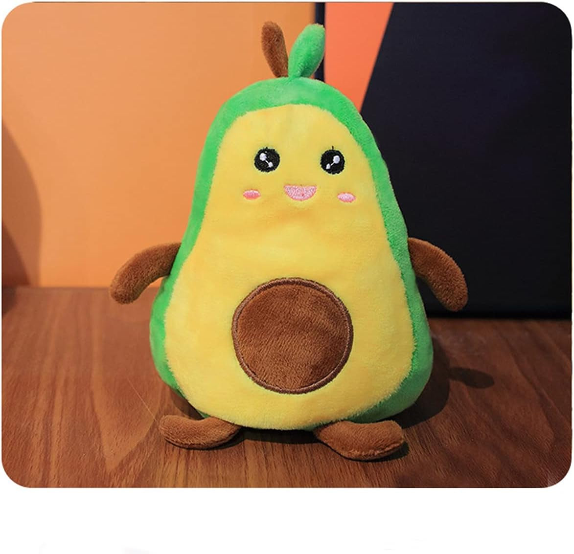 Avocado Reversible Plushie Toys Stuffed Animal Mood Plush Double-Sided Flip Show Your Mood